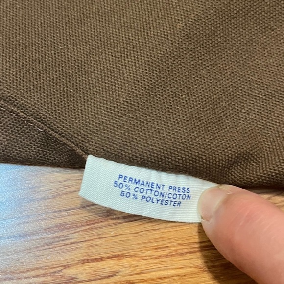 "Le Bistro De Paris" vintage embroidered dark brown napkin Continental Linen - Picture 5 of 8